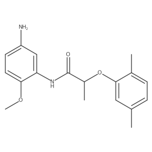 N-(5-Amino-2-methoxyphenyl)-2-(2,5-dimethylphenoxy)propanamide Structure