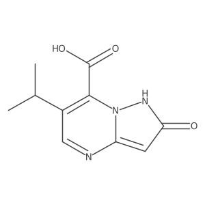 2-Hydroxy-6-isopropylpyrazolo[1,5-a]pyrimidine-7-carboxylic acid Structure