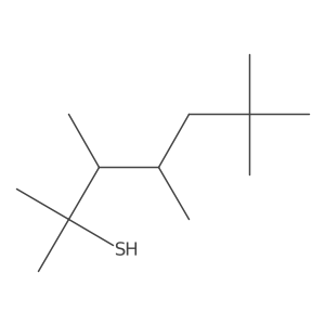 2,3,4,6,6-Pentamethyl-2-heptanethiol Structure