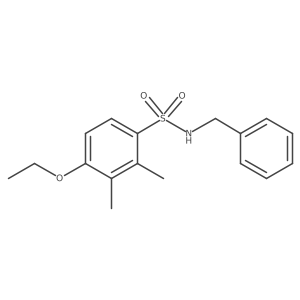 N-benzyl-4-ethoxy-2,3-dimethylbenzenesulfonamide结构式