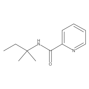 N-(2-methylbutan-2-yl)pyridine-2-carboxamide Structure