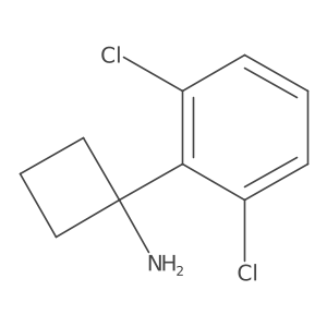 1-(2,6-Dichlorophenyl)cyclobutanamine Structure