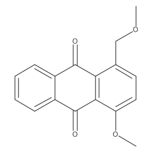 1-Methoxy-4-(methoxymethyl)-9,10-anthracenedione Structure