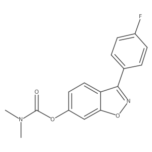 CN(C)C(=O)Oc1ccc2c(-c3ccc(F)cc3)noc2c1结构式