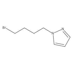 1-(4-Bromobutyl)-1h-pyrazole Structure