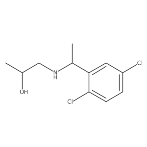 1-{[1-(2,5-Dichlorophenyl)ethyl]amino}propan-2-ol Structure