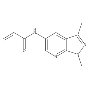 N-(1,3-Dimethyl-1H-pyrazolo[3,4-b]pyridin-5-yl)acrylamide结构式