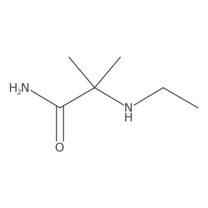 2-(Ethylamino)-2-methylpropanamide结构式