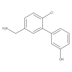 NCc1ccc(Cl)c(-c2cccc(O)c2)c1结构式