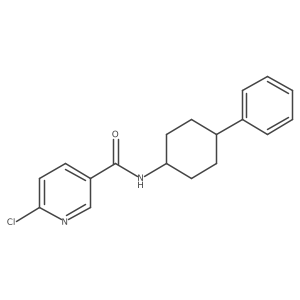 6-chloro-N-(4-phenylcyclohexyl)pyridine-3-carboxamide Structure