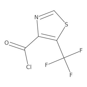 4-Thiazolecarbonyl chloride, 5-(trifluoromethyl)-结构式