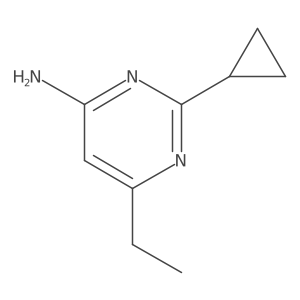 2-Cyclopropyl-6-ethylpyrimidin-4-amine结构式