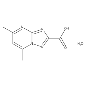 5,7-Dimethyl-[1,2,4]Triazolo[1,5-A]Pyrimidine-2-Carboxylic Acid Hydrate结构式