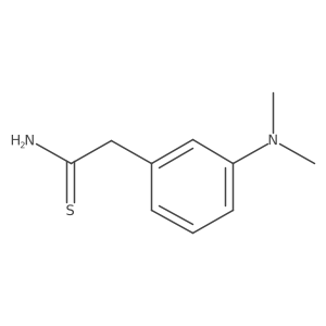 2-[3-(Dimethylamino)phenyl]ethanethioamide Structure