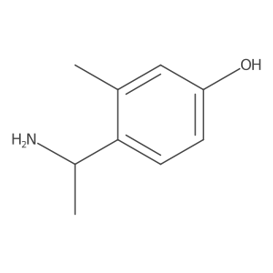 4-(1-Aminoethyl)-3-methylphenol Structure