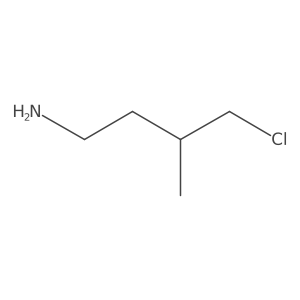 4-Chloro-3-methylbutan-1-amine Structure