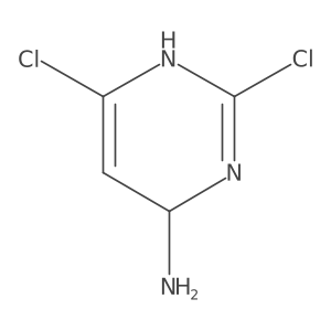 2,6-Dichloro-3,4-dihydropyrimidin-4-amine结构式