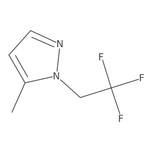 5-methyl-1-(2,2,2-trifluoroethyl)-1H-pyrazole Structure