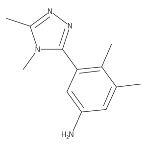3-(4,5-Dimethyl-4h-1,2,4-triazol-3-yl)-4,5-dimethylaniline Structure