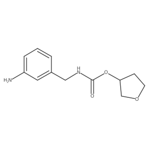 (R)-Tetrahydrofuran-3-yl (3-aminobenzyl)carbamate Structure