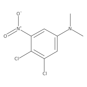 3,4-dichloro-N,N-dimethyl-5-nitroaniline Structure