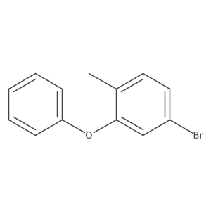 4-Bromo-1-methyl-2-phenoxybenzene结构式