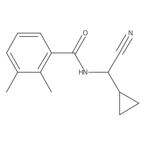 N-[cyano(cyclopropyl)methyl]-2,3-dimethylbenzamide Structure