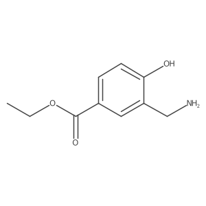 Ethyl 3-(aminomethyl)-4-hydroxybenzoate结构式