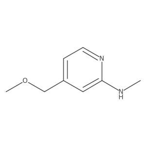 4-(Methoxymethyl)-N-methyl-2-pyridinamine Structure
