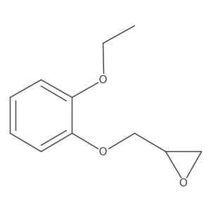 (2S)-2-[(2-ethoxyphenoxy)methyl]oxirane结构式
