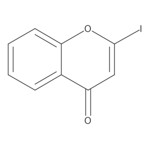 2-Iodo-4H-1-benzopyran-4-one结构式
