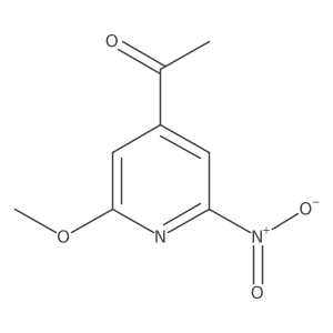 1-(2-Methoxy-6-nitropyridin-4-YL)ethanone Structure