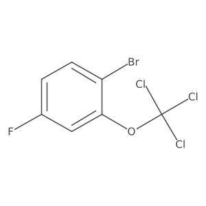 1-Bromo-4-fluoro-2-(trichloromethoxy)benzene结构式