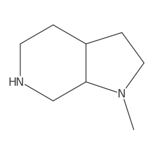 1-Methyloctahydro-1H-pyrrolo[2,3-c]pyridine Structure