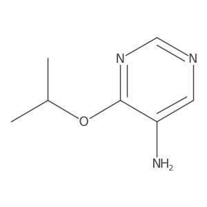 4-Isopropoxypyrimidin-5-amine结构式