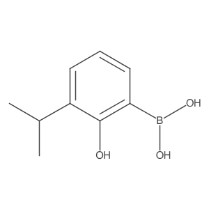 (2-Hydroxy-3-isopropylphenyl)boronic acid结构式