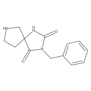 3-Benzyl-1,3,7-triazaspiro[4.4]nonane-2,4-dione结构式
