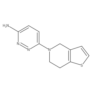 6-{4H,5H,6H,7H-thieno[3,2-c]pyridin-5-yl}pyridazin-3-amine Structure