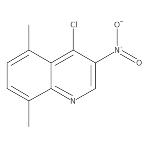 4-Chloro-5,8-dimethyl-3-nitroquinoline Structure