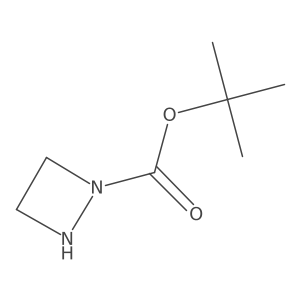 tert-Butyl 1,2-diazetidine-1-carboxylate Structure