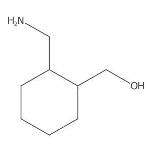 [2-(Aminomethyl)cyclohexyl]methanol结构式