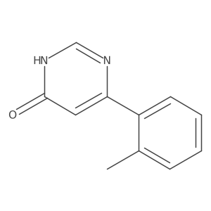 6-(o-Tolyl)pyrimidin-4-ol结构式