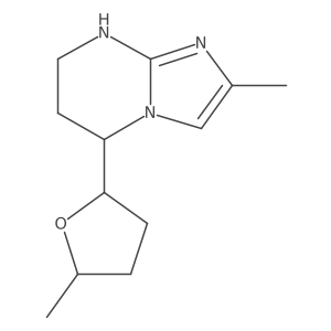 2-methyl-5-(5-methyloxolan-2-yl)-5H,6H,7H,8H-imidazo[1,2-a]pyrimidine结构式