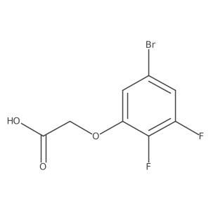 2-(5-Bromo-2,3-difluorophenoxy)acetic acid Structure