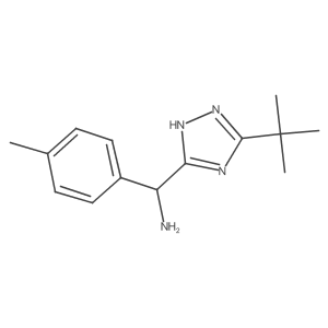 (5-(tert-Butyl)-1H-1,2,4-triazol-3-yl)(p-tolyl)methanamine Structure