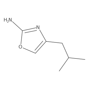 4-(2-Methylpropyl)-1,3-oxazol-2-amine Structure