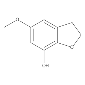 5-Methoxy-2,3-dihydro-1-benzofuran-7-ol Structure