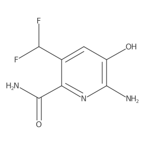 6-Amino-3-(difluoromethyl)-5-hydroxypicolinamide Structure