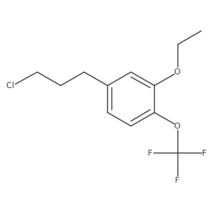1-(3-Chloropropyl)-3-ethoxy-4-(trifluoromethoxy)benzene结构式
