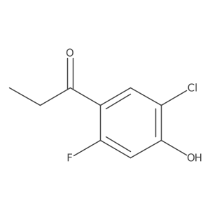 1-(5-Chloro-2-fluoro-4-hydroxyphenyl)propan-1-one Structure